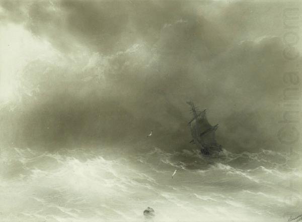 A Strong Wind, Ivan Aivazovsky